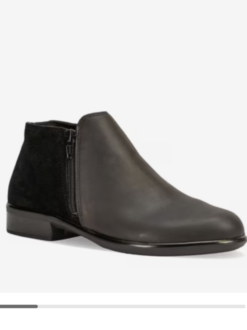 Naot Comfortable Classic Suede Black Women's Leather Ankle Boots